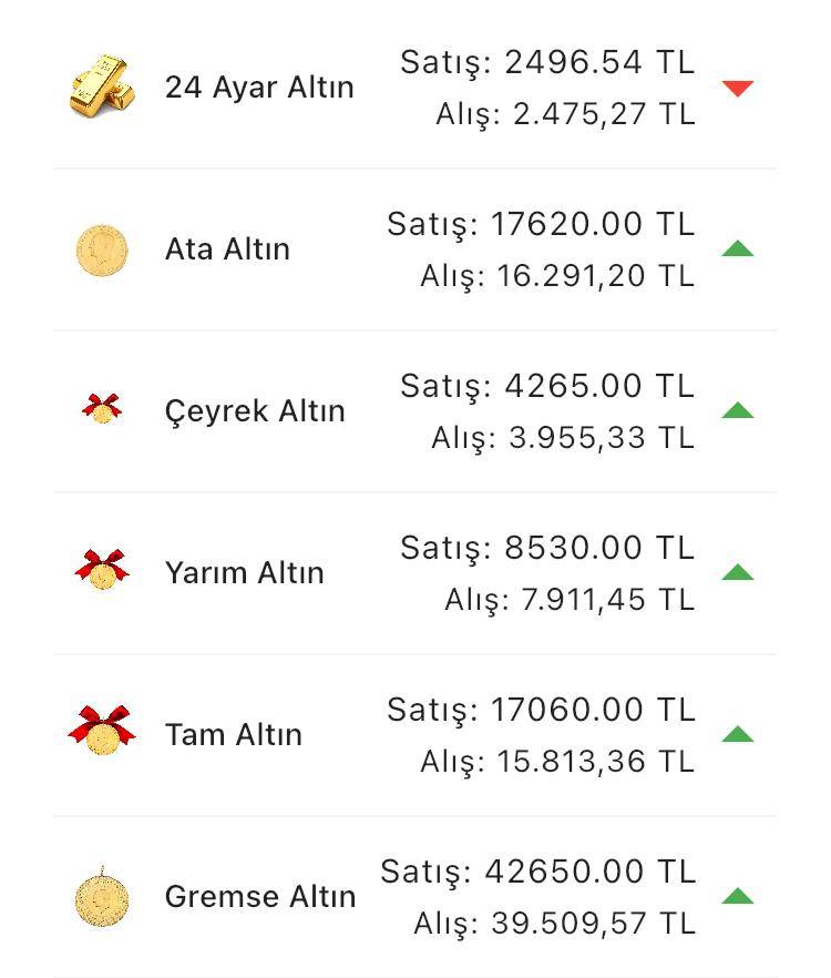 Konya’da altın fiyatları ve güncel döviz kurları I 26 Haziran 2024 10